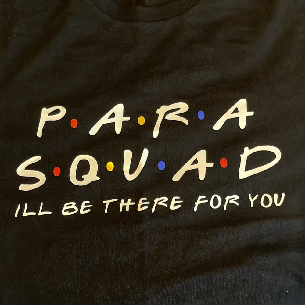 Band new womens tee for paraprofessional